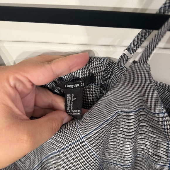 Forever 21 Gray Plaid Mini Dress - Picture 4 of 4